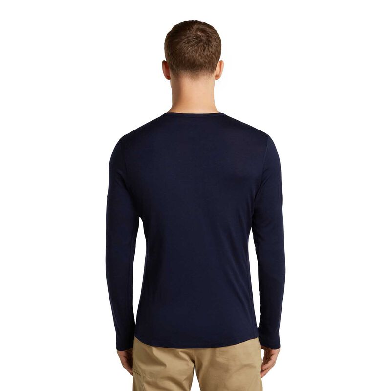 Icebreaker M Merino 200 Oasis LS Crewe Skiing Yeti image number 5
